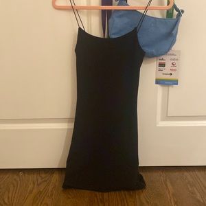 Zara black mini dress